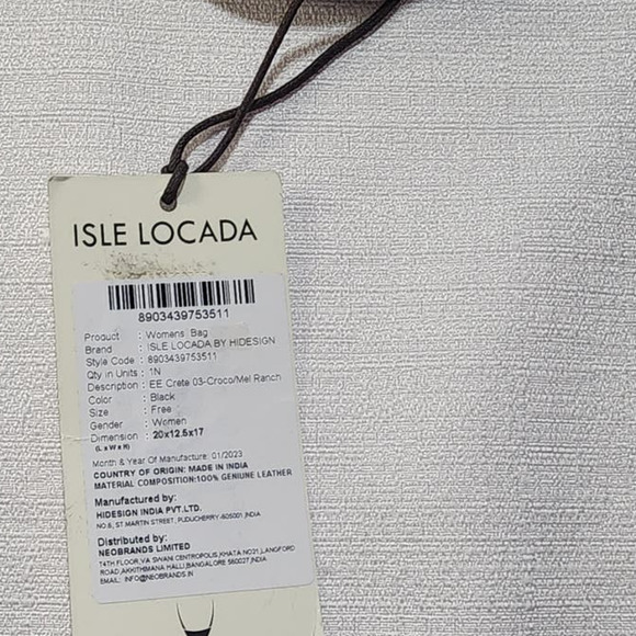 Isle Locada by Hidesign Women's light weigh crossbody handbag sling - Picture 5 of 7